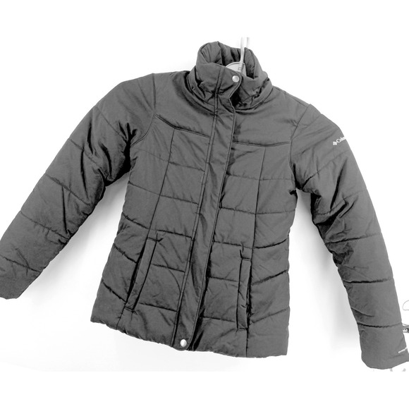 columbia sportswear Other - Columbia Omni Shield Puffer Jacket Womans Small Black Powder Lite Insulated Coat